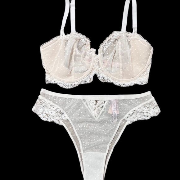 Victorias Secret Set Dream Angels Push Up without Padding bra & Brazilian Panty - Picture 2 of 3